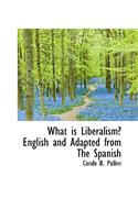 What Is Liberalism? English and Adapted from the Spanish