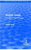 Routledge Revivals: English Usage (1986)