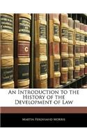 An Introduction to the History of the Development of Law