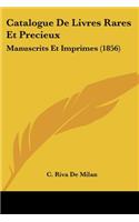 Catalogue De Livres Rares Et Precieux