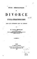 Étude démographique du divorce et de la séparation de corps dans les différents pays de l'Europe