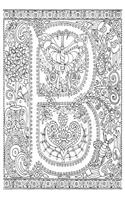 Color My Cover Journal - Creative Alphabet - B