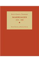 Scott County, Tennessee, Marriages 1854-1880