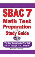 SBAC 7 Math Test Preparation and Study Guide