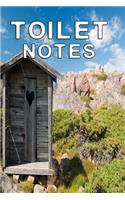 Toilet Notes Notebook