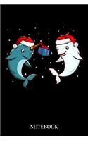 Notebook: Narwhal and Beluga Christmas Friendship