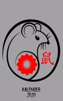 Kalender 2020: Terminkalender Jahr Der Ratte Als Geschenk Für Sinologie Studentin Jahreskalender 2020 A5 1 Woche 2 Seiten / 6X9 Zoll 120 Seiten / Terminplaner 2020