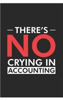 There's No Crying In Accounting: Productivity Planner, Sarcastic Office Humor, Daily Organizer, Meetings Notebook For Work, Schedule Book For Accountants, CPA's, Accounting Students