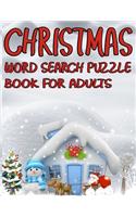 Christmas Word Search Puzzle Book For Adults