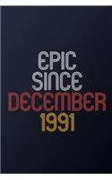 Epic Since December 1991