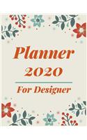 Planner 2020 for Designer: Jan 1, 2020 to Dec 31, 2020: Weekly & Monthly Planner + Calendar Views (2020 Pretty Simple Planners)