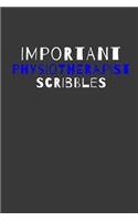 Important Physiotherapist Scribbles