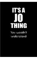 It's a JO Thing You Wouldn't Understand