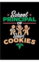 School Principal Of Smart Cookies: Christmas Journal Blank Lined Notebook for Kids - 120 Pages 6x9