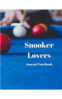 Snooker Lovers Journal Notebook