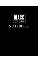 Black Dot Grid Notebook