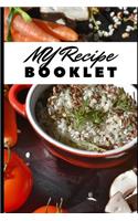 My Recipe Booklet
