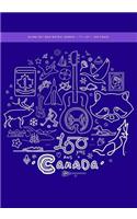 Canada's 150th Anniversary Dot Grid Matrix Journal 7x10