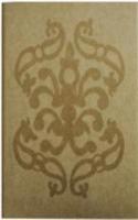 GREY BIG FABRIC SOFT NOTEBOOK DAMASK A5: (GRANDLUXE)