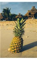 Be a Pineapple Notebook & Journal: Pineapple on the Beach