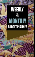 Budget Planner: Weekly and Monthly: Budget Planner for Bookkeeper Easy to use Budget Journal (Easy Money Management): Weekly and Monthly: Budget Planner for Bookkee