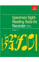 Specimen Sight-Reading Tests for Recorder, Grades 1-5