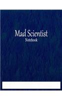 Mad Scientist Notebook: 1/6" Dot Grid Graph Paper Ruled