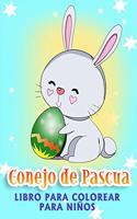 Libro para colorear del Conejo de Pascua