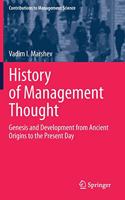 History of Management Thought