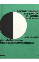 Panafrikanismus und Staatsnationalismus