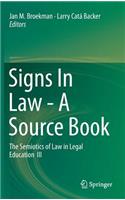 Signs in Law - A Source Book