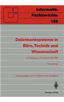 Datenbanksysteme in Büro, Technik Und Wissenschaft