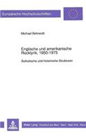 Englische Und Amerikanische Rocklyrik, 1950-1975