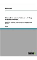 Intercultural communication as a strategy of global marketing