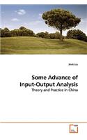 Some Advance of Input-Output Analysis