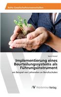 Implementierung eines Beurteilungssystems als Führungsinstrument