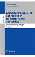 Knowledge Management and Acquisition for Smart Systems and Services