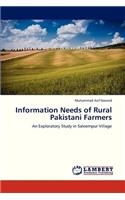 Information Needs of Rural Pakistani Farmers