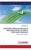 Hall Effect Measurements & Electrical Study of CDs & Zno Nano Material