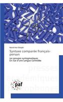 Syntaxe Comparée Français-Persan: (Omn.Pres.Franc.)