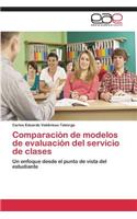 Comparacion de Modelos de Evaluacion del Servicio de Clases
