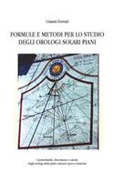 Formule e metodi per lo studio degli orologi solari piani