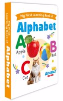 My First Learning Book of Alphabet for Kids Ages 1-5 | A to Z with Pictures for Early Learning | Adhiraj Books Board Book