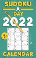 Sudoku a Day Calendar 2022: 365 Puzzle from Easy to Hard