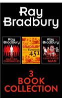 Ray Bradbury 3-Book Collection: Fahrenheit 451, the Martian Chronicles, the Illustrated Man