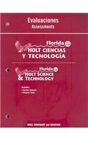 Florida Holt Ciencias y Tecnologia Evaluaciones/Florida Holt Science & Technology Assessments: Nivel Rojo/Level Red