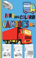 Livro para Colorir Camiões