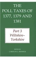 Poll Taxes of 1377, 1379, and 1381