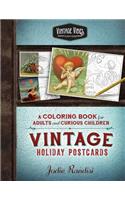 Vintage Holiday Postcards Coloring Book
