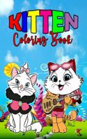Kitten Coloring Book: Perfect Kitten Book for Kids, Boys and Girls, Wonderful Cat Coloring Book for Children and Toddlers who love to play and enjoy with cute kittens